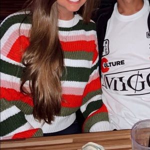 Striped Multi-Colored Sweater